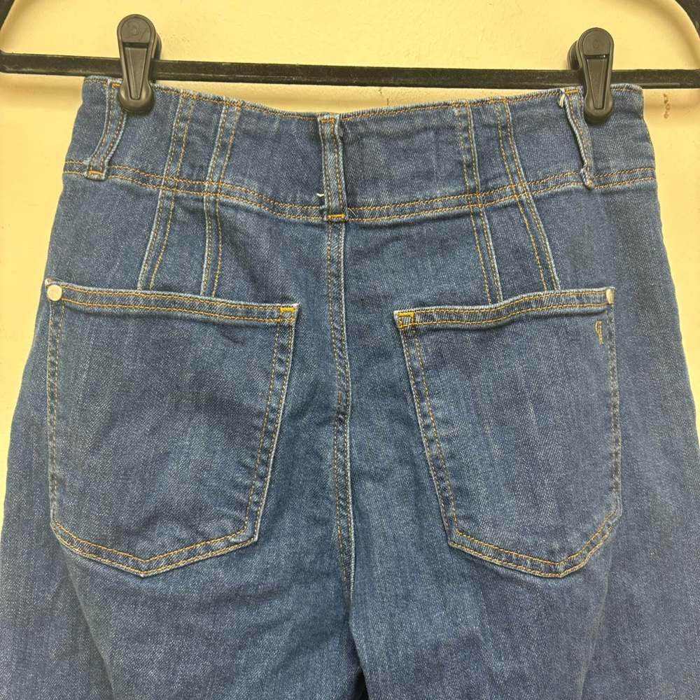 Anthropologie Pilcro Maisy Relaxed Cuff Mid Rise Straight Leg Jeans - Picture 12 of 16
